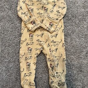 Kate Quinn Santa Dog Footie